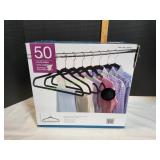 Flocked Non-Slip Hangers, 50ct Flocked Non-Slip Hangers, 50ct
