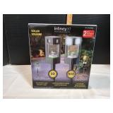 Infinity X1 Motion Activated Solar Path Lights 2pk Infinity X1 Motion Activated Solar Path Lights 2pk