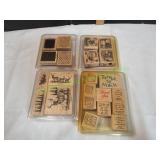 (4) Stampin Up! Stamp Sets (4) Stampin Up! Stamp Sets