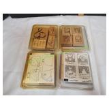 (4) Stampin Up! Stamp Sets (4) Stampin Up! Stamp Sets