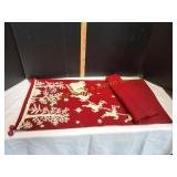 18x106 Red Christmas Table Runner 18x106 Red Christmas Table Runner