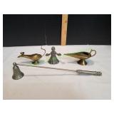 (2) Brass Genie Lamps & More (2) Brass Genie Lamps & More