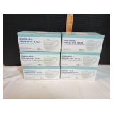 (6) Disposable Protective Masks, 50ct (6) Disposable Protective Masks, 50ct