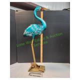Metal Blue Heron Yard Art Metal Blue Heron Yard Art