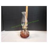 Vtg Kaadan LTD Oil Lamp w/ Hurricane Glass Globe Vtg Kaadan LTD Oil Lamp w/ Hurricane Glass Globe