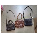 (3) Handbags (3) Handbags