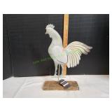 Ragon House Rooster Weather Vane on Wood Base Ragon House Rooster Weather Vane on Wood Base