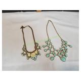Reversable Cleopatra Bib Necklace w/ Rose Reversable Cleopatra Bib Necklace w/ Rose