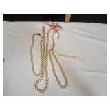 (3) Vtg Faux Pearl Necklaces (3) Vtg Faux Pearl Necklaces