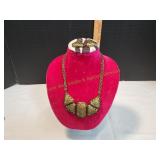 Traci Lynn Necklace w/ Matching Earring Set Traci Lynn Necklace w/ Matching Earring Set