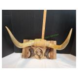 26" Mounted Bull Horns 26" Mounted Bull Horns