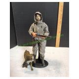Custom Bird Hunter Action Figure w/ Bird Dog