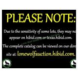 VISIT & BID ON OUR SITE TO VIEW ENTIRE CATALOG