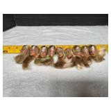 Lot of (9) Blonde Female 1/6 Scale Head Sculpts