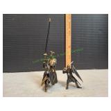 Schleich Black Knight on Horse & Hospitaller