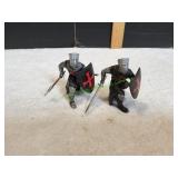 (2) Legends Series Knight Action Figures