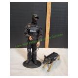SWAT Action Figure w/ Dog