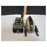 GI Joe Rockslide ATAV & Alpha Vehicle Tiger Claw
