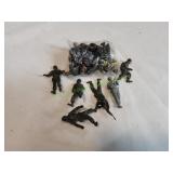 Set of Plastic Toy Soldiers