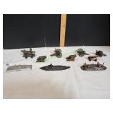Replica Cannon Pencil Sharpeners w/ Replica Boats