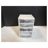 5-Drawer Sterilite Small Tower w/ Accessories