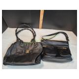 (2) Black Purses