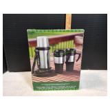 3pc Stainless Steel Vacuum Bottle/Travel Mug Set