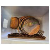 Tote of Rusted Cast Iron Pans / Griddles