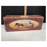 Cowboy & Cowgirl on Old Buckboard Wagon Figure