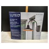 Lutec 12" Outdoor LED Wall Light