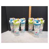 (6) Cool Gear Aqua Burst Water Bottles