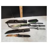 Lot of Fixed Blade Knives