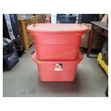 (2) Sterilite 25-Gallon Totes w/ Lids