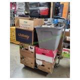 (6) Boxes/Totes of Household Merchandise
