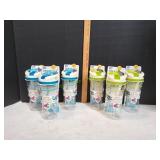 (6) Cool Gear Aqua Burst Water Bottles