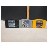 (3) Nintendo 64 (N64) Video Games