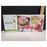 (3) Wii Video Games