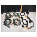 Lot of Xbox 360 Component HD AV Cables
