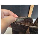 MIA Elina Zip Fringe Ankle Boots, Sz 7.5M