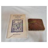 Blue & Grey Cookery w/ Vtg Small Sketch Book