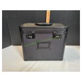 Vaultz Black Locking Storage Box