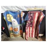 (2) Garden Flags