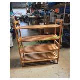 4-Shelf Bamboo Shoe Rack
