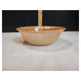 Fire King Peach Luster Laurel Leaf Serving Bowl