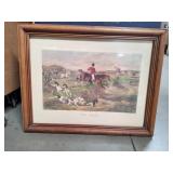 Framed The Death Painted by W. Shayer
