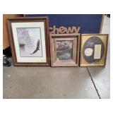(3) Framed Wall Art