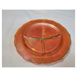 Normandie Bouquet & Lattice Divided Grill Plate