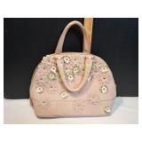 JustFab Pink Floral Vegan Purse