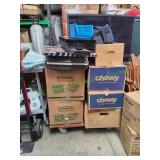 (6) Boxes of Household Items & More