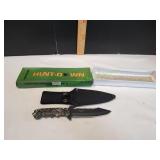 Hunt Down Full Tang Fixed Blade Knife w/ Sheath